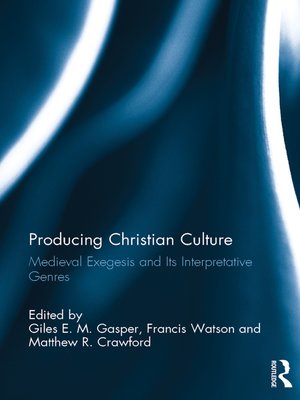 cover image of Producing Christian Culture